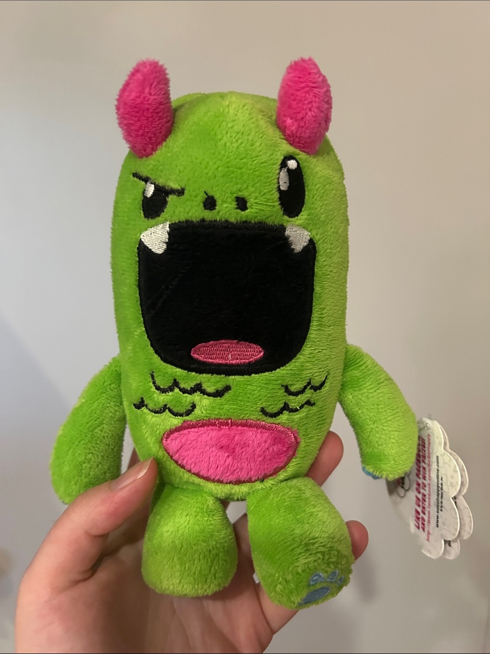So So Happy Green Monster Plush